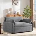 50 * 43 Oversized Chenille Single Sofa ChairWide and Deep Seat Accent ChairModern Upholstered Comfy ArmchairColor Blocking Couch Lounge with Pillows for Living RoomApartmentBedroom