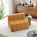 LEVNARY Rectangular Module for Modular Sofa Couch (Turmeric)