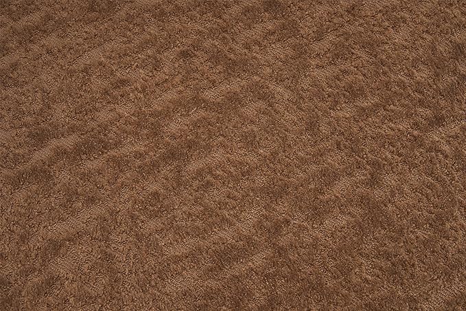 Modern Curved Boneless Sofa 110 Compression Modular Chenille High-Density sponge Sectional Couch with 4 seats No Assembly Required Lounge Sleeper Sofa for Living Room Apartment (Caramel)