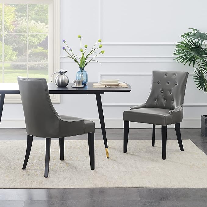 Bounded Leather Dinng Chair Living Room Chair2 pcs Set
