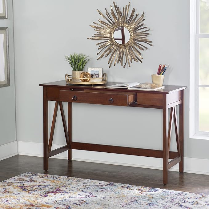 Linon Home Dcor Linon Home Decor Antique Tobacco Titian 45.98 x 20 x 30 Desk