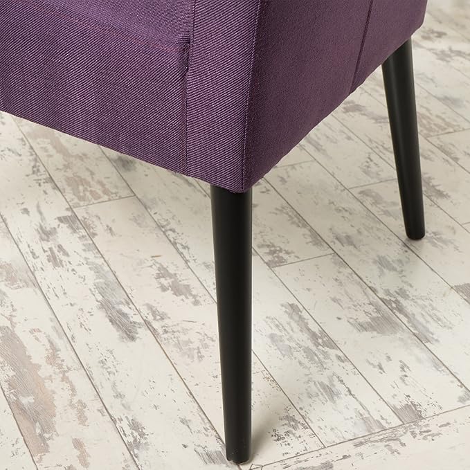 Christopher Knight Home Cosette Fabric Arm Chair Plum 26.25D x 25W x 31.25H in