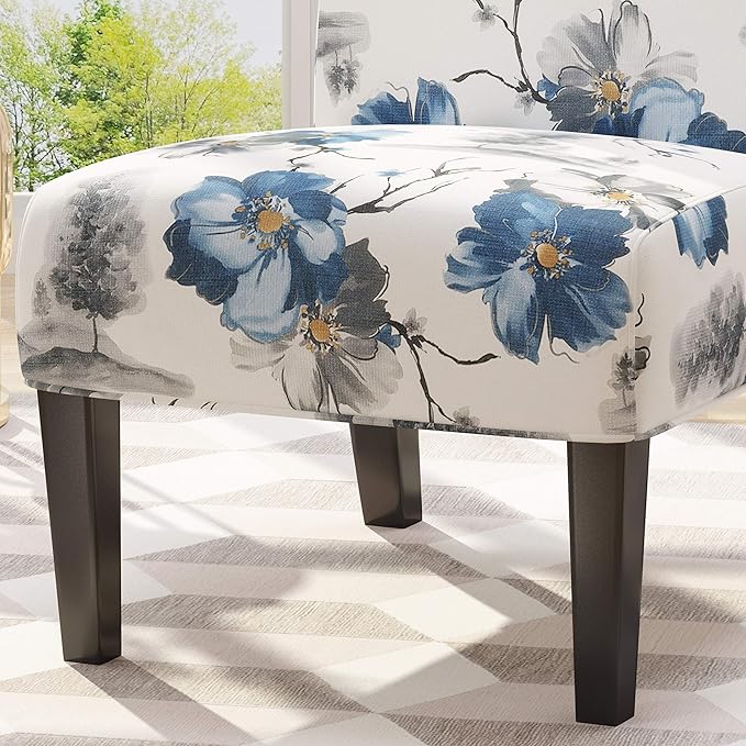 Christopher Knight Home Kendal Traditional Fabric Accent Chair Print Matte Black 22.5D x 29.5W x 32H in