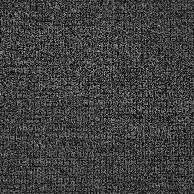 Christopher Knight Home Justin Modern Accent Chair with Metal Legs Chenille Upholstered Lounge Chair Indoor Curved Backrest Armchair Soft Cushion Seating for Living Room Reading Home Dark Gray