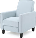 Christopher Knight Home Darvis Fabric Recliner Club Chair Light Sky