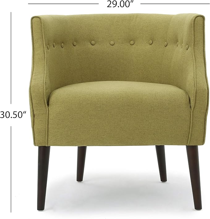 Christopher Knight Home Brandi Fabric Club Chair Green
