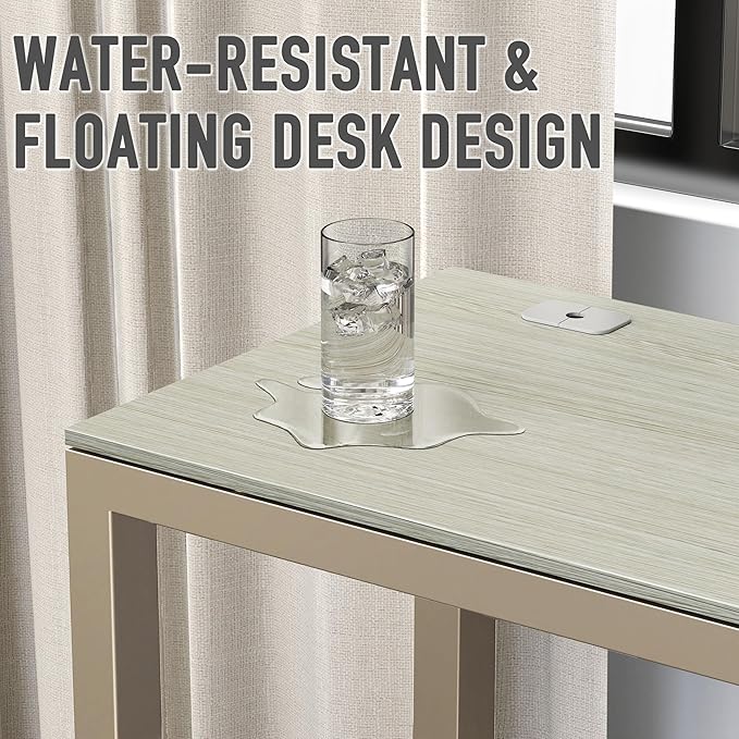 SHW 48-Inch Commercial-Grade Office Computer Desk Maple