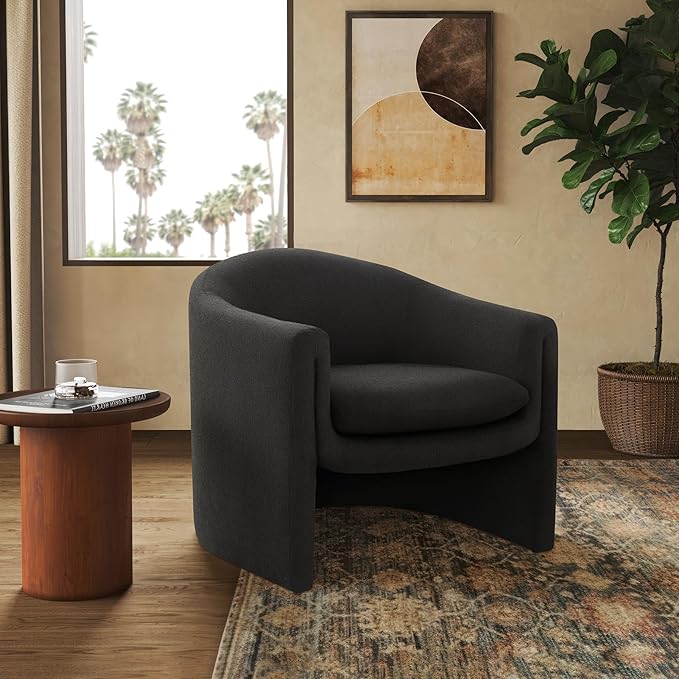 SAFAVIEH Laylette Accent SFV4771 Chair 33 W x 31 D x 30 H Black