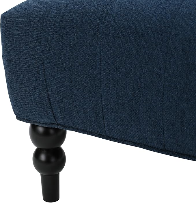 Christopher Knight Home Toddman High-Back Fabric Club Chair Dark Blue 33.75D x 27.25W x 38.5H in