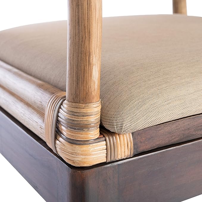 SAFAVIEH Home Collection Carlo Arm Chair Honey