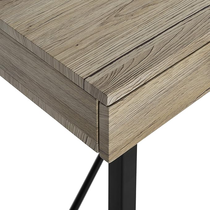 Safavieh Home Office Hilton Modern Rustic Brown and Black 3-drawer Desk