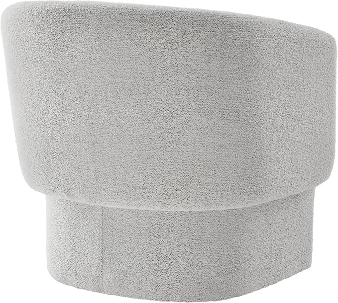 Modway Muse Comfy Barrel Accent Chair in Newsprint