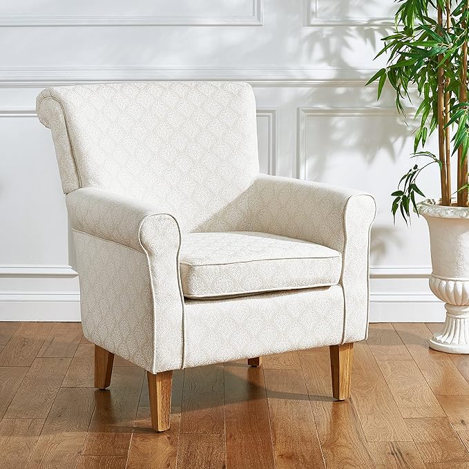 SAFAVIEH Home Collection MCR1002 Chair Beige/Flower
