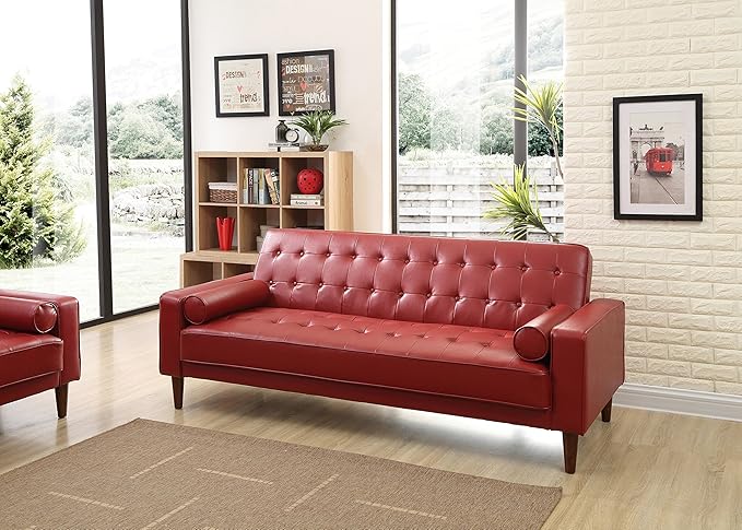 Glory Furniture Futon Sofa Bed Red