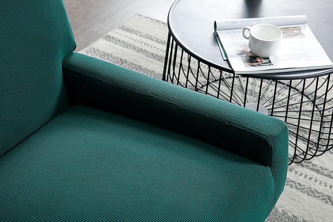 Accent Chair - Modern Industrial Slant Armchair with Metal Frame - Premium High Density Soft Single Chair for Living Room Bedroom