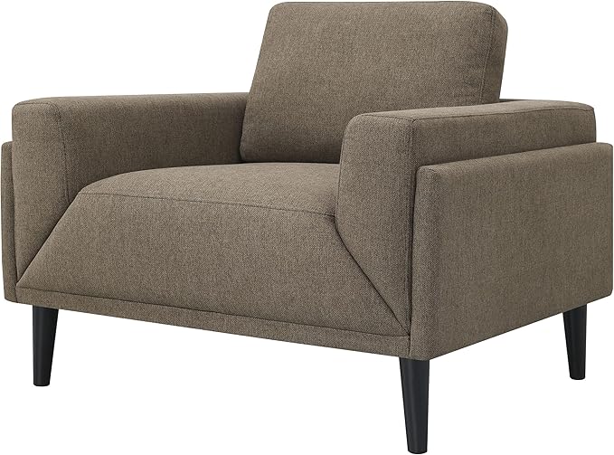 Coaster Home Furnishings - Rilynn - Upholstered Accent Chair with Track Arms Reversible Back Cushion and Pocket Coil Seat - Living Room - Brown - 509523