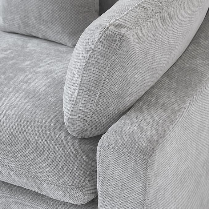 Cloud Modular Sectional SofaDown Filled Comfort Sofa Couch for Living Room2 Seater+ 1Ottoman Couches for Livingroon ApartmentCover Washable and Replaceable