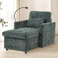 HOMEFUN Sleeper Chair Bed Lazy-Friendly Indoor Chaise Lounge with Storage Cell Phone Bracket Multifunctional Sofa for Bedroom Living Room Small Space Adults