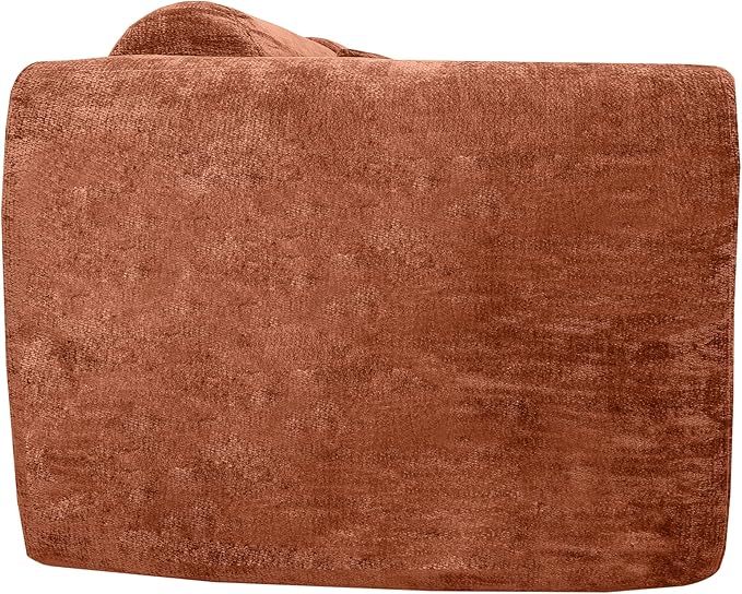 Christopher Knight Home Grelyn Modern Curved Modular Sectional Sofa Wool Fabric Large Cloud Couch 6-Seater L-Shaped Couch Living Room 3-Piece Lounge Sofa with ChaiseFully AssembledBrownish Orange