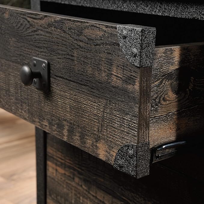 Sauder Steel River File Pedestal L: 20.87 x W: 23.86 x H: 26.58 Carbon Oak Finish