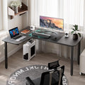 EUREKA ERGONOMIC L Shaped Gaming Desk 61 Inch Corner Computer Desk Modern Office Study Writing Desk Home Gaming Table with Mouse Pad &amp Cable Management Sturdy Metal Frame Easy to Assembly Le