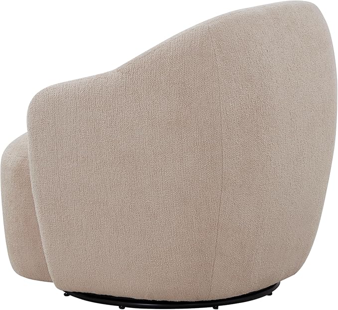 SAFAVIEH Couture Collection Peitra Oatmeal Boucle Accent Chair (Fully Assembled)