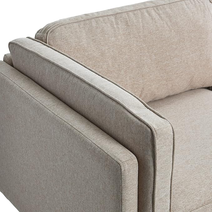 Creative Co-Op Atley High Sided Sofas Wheat