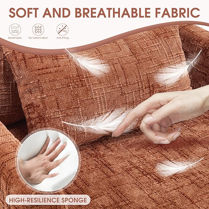 HOMEFUN Sleeper Chair Bed Lazy-Friendly Indoor Chaise Lounge with Storage Cell Phone Bracket Multifunctional Sofa for Bedroom Living Room Small Space Adults