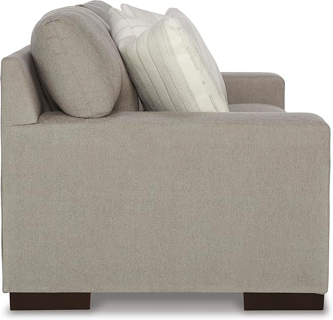 Signature Design by Ashley Maggie Contemporary Loveseat for Living Room Light Brown
