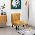 Elon Contemporary Velvet Upholstered Accent Chair Gold