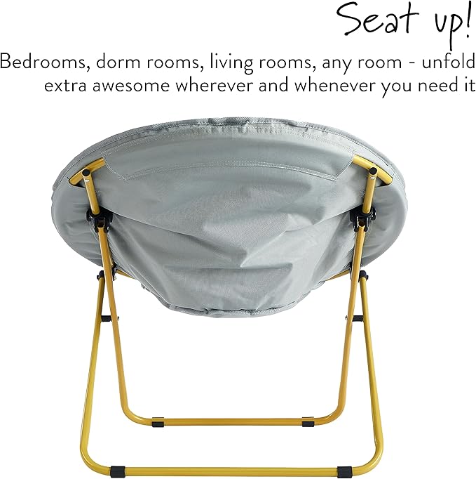 Urban Lifestyle Velvet Channel Stitch Saucer Chair Grey