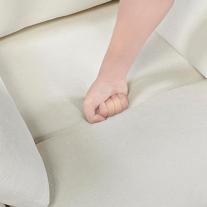 Lexicon Modern Swivel Glider Recliner Chair - Quiet 360 Swivel Chair Durable Microfiber Upholstered 2 Pillows Manual Reclining for Living Room Small Spaces Nursery Apartment Bedroom Beige