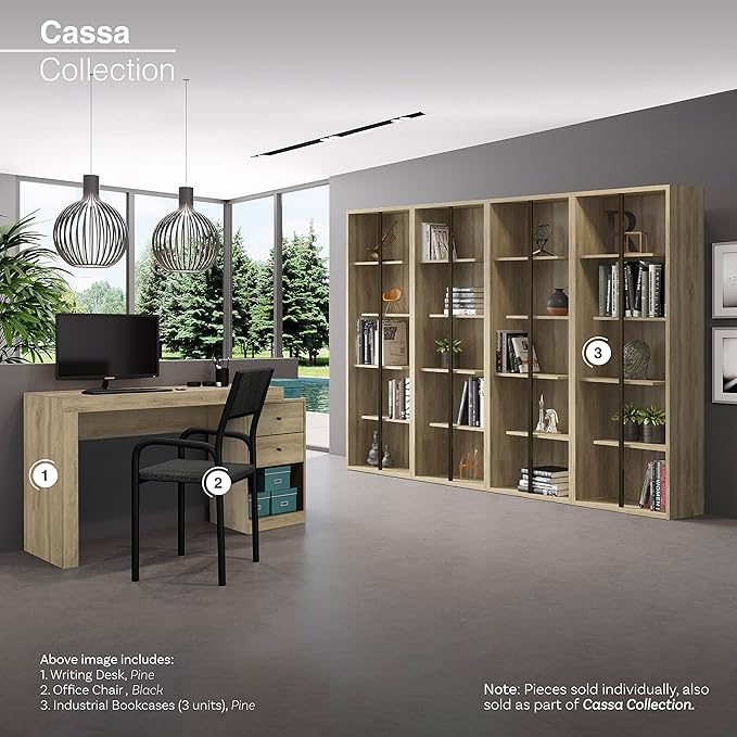 Expandable Computer Gaming Desk &amp Home Office Corner Desk - Heavy Duty Wood Craft Study Table with Storage Adjustable Work Standing Desks for BedroomLightbrown