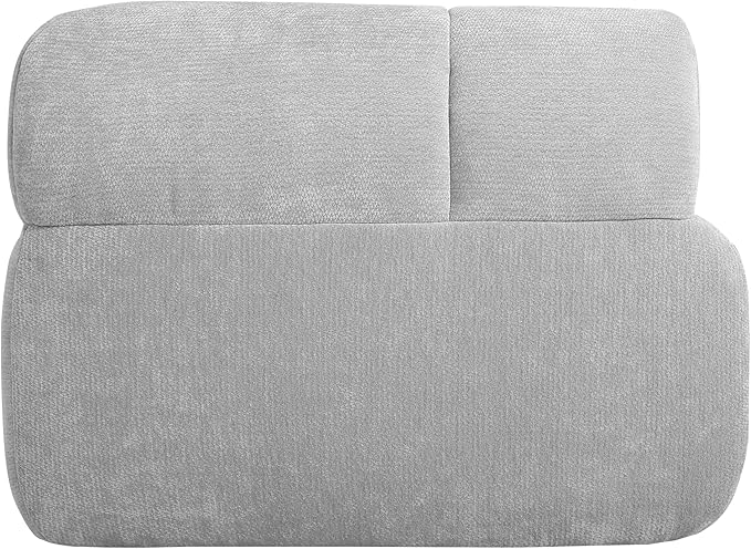 Christopher Knight Home Mania 122 Modular L-Shape Sofa Couch with Chaise Lounge Modern Sectional Sofa Set for Living Room Boucle Fabric Upholstered Cloud Couch with Deep Seat Gray