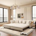 89 Velvet Pull Out Couch Bed - 3-in-1 Convertible Sleeper Sofa with Ottoman Button Tufted Chesterfield Sofa King Size Pull Out Sofa Bed Space Saving for Small Spaces Apartments Living RoomBeige