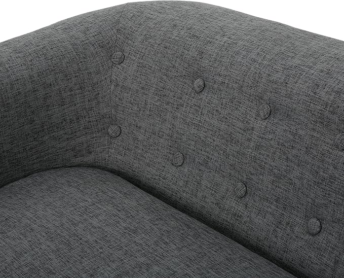 Christopher Knight Home Bridie Mid-Century Modern Loveseat Grey Fabric