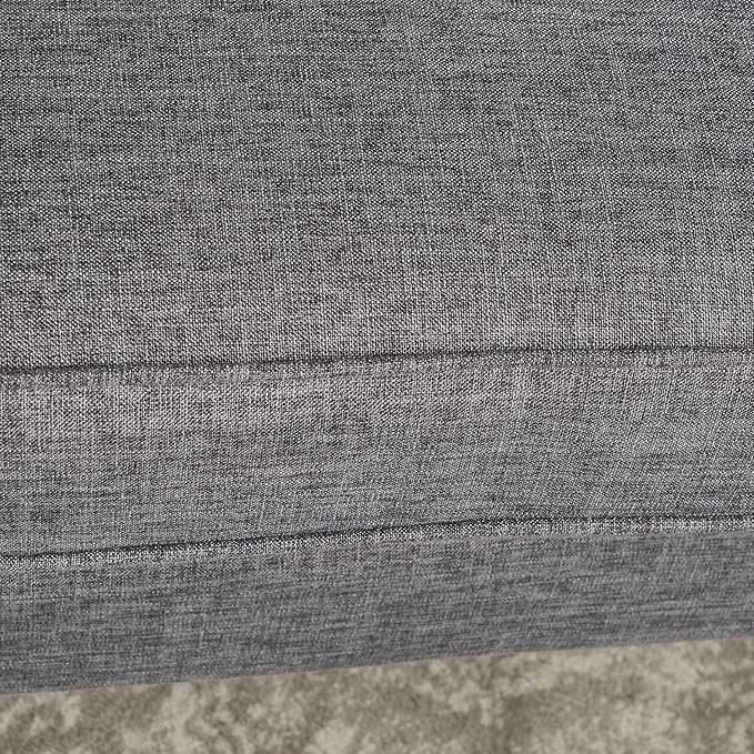 GDFStudio Mid Century Modern Fabric Loveseat (Grey)