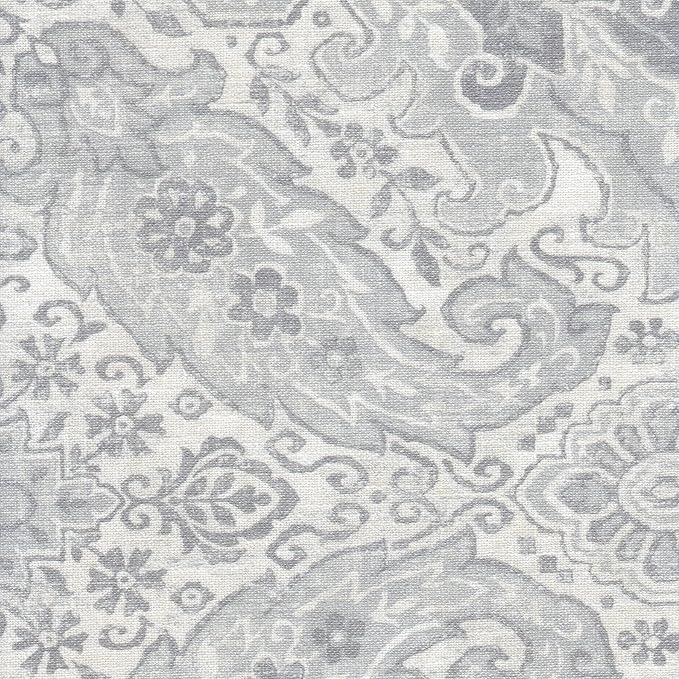 Homepop Home Decor | Upholstered Classic Swoop Arm Accent Chair | Accent Chairs for Living Room &amp Bedroom | Decorative Home Furniture Gray Damask