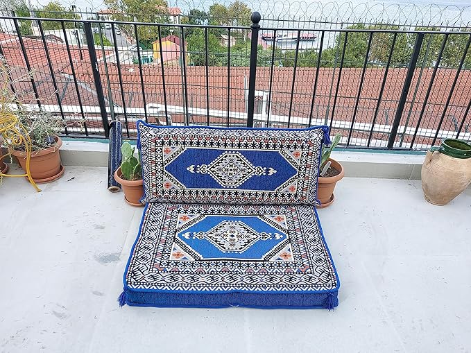 arabicsofa Small Floor Sofa – Handmade Low Seating Majlis Style Turkish Modular Sofas