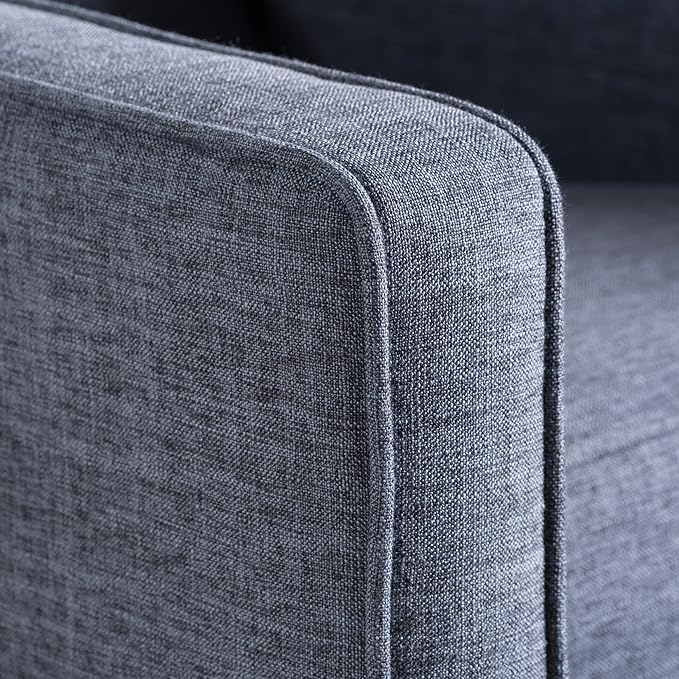 Christopher Knight Home Mervynn Mid-Century Modern Fabric Recliners 2-Pcs Set Dark Blue
