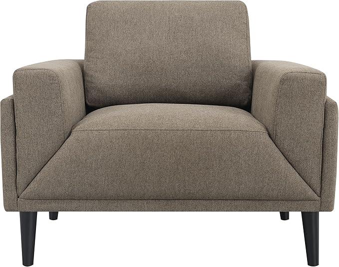 Coaster Home Furnishings - Rilynn - Upholstered Accent Chair with Track Arms Reversible Back Cushion and Pocket Coil Seat - Living Room - Brown - 509523
