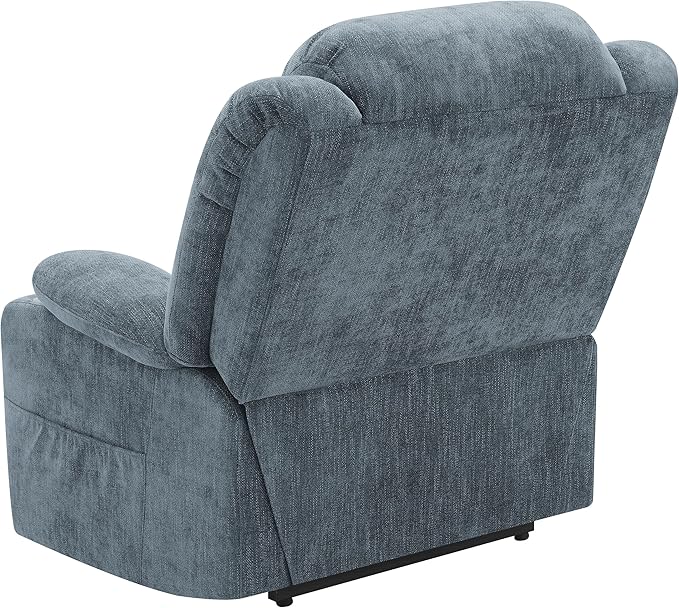 Coaster Home Furnishings Houston Upholstered Power Lift Recliner Slate Blue