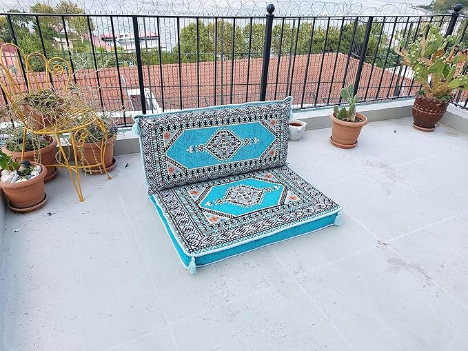 arabicsofa Small Floor Sofa – Handmade Low Seating Majlis Style Turkish Modular Sofas