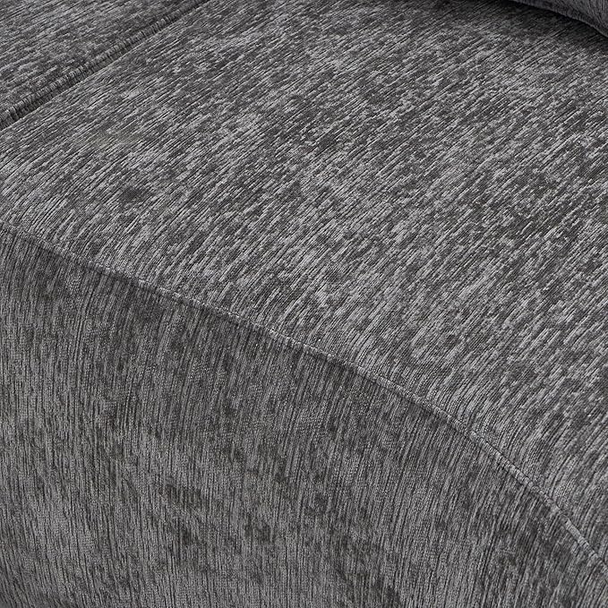 Curved Boneless Sofa Couches 4-Seat Tight Backrest Couch for Living Room Bedroom Boneless Cloud Sofa with 4 Pillows Floor Sofa in A Box No Assembly Required