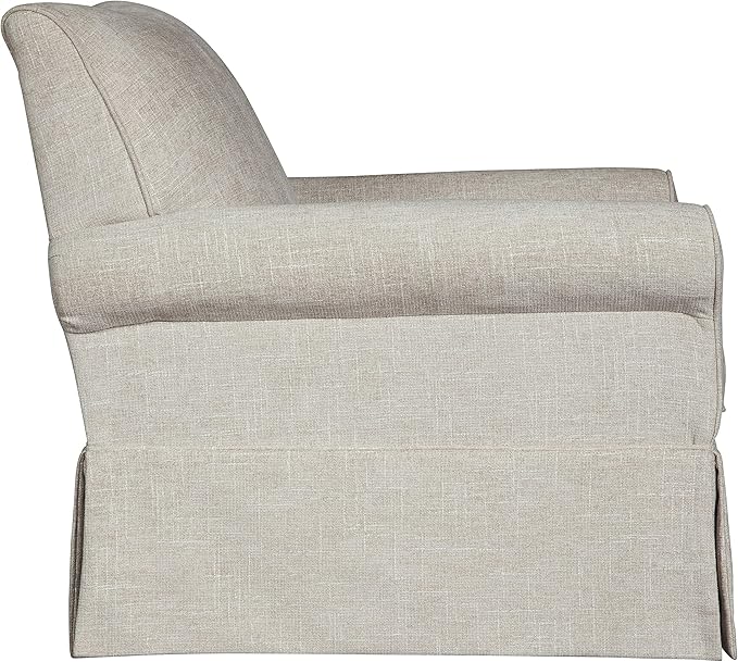 Signature Design by Ashley Searcy Upholstered Swivel Glider Accent Chair Gray