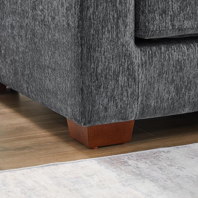 VANOMi 37.4 Upholstered Square Module for Modular Sectional Sofa (Gray Corner Module)