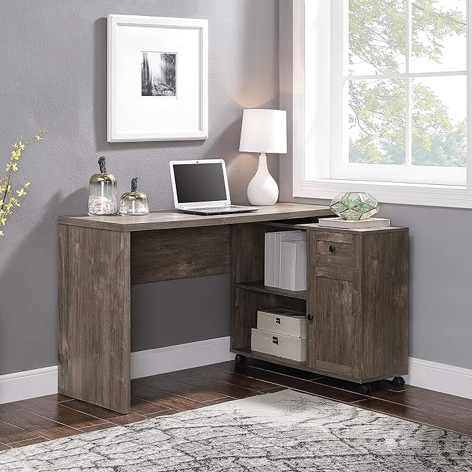 OSP Home Furnishings Waverly Home Office Desk Scottish Alder