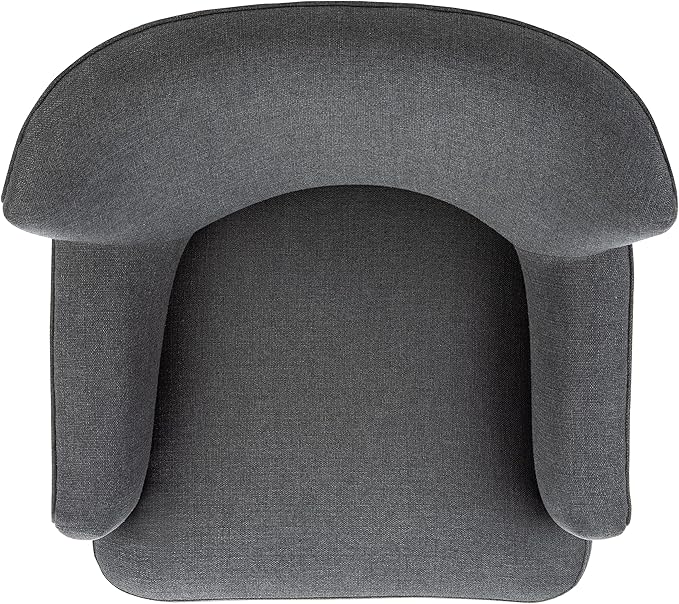 SAFAVIEH Home Collection Delfino Dark Grey/Natural Accent Chair