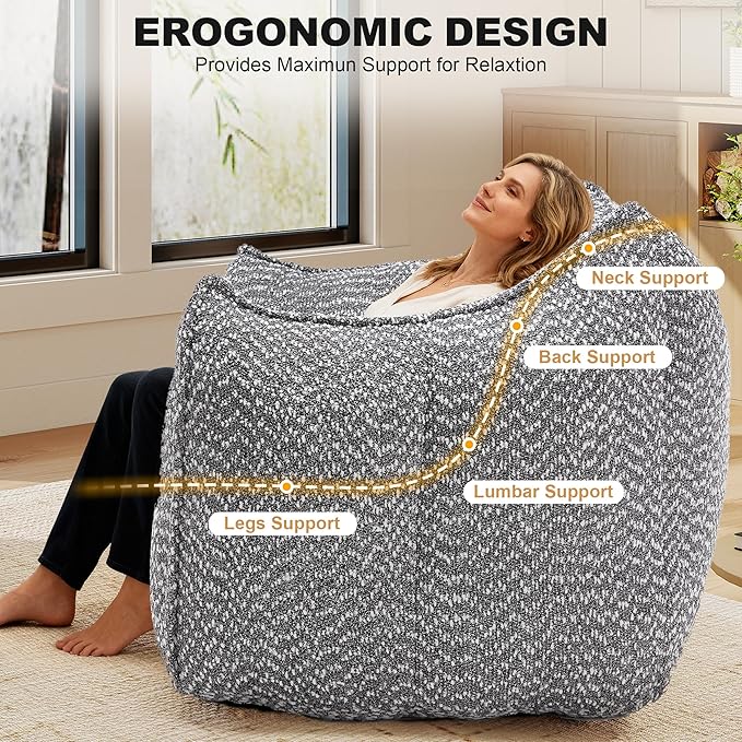 3 Piece Sofa Set 73.2 Inch Loveseat Sofa and 2 Units 47.2 Inch Single Sofa Comfy Chairs with Scratch-Resistant Pet-Friendly Chenille No Assembly Required Light Grey
