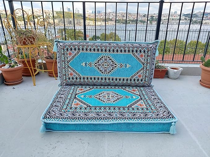 arabicsofa Small Floor Sofa – Handmade Low Seating Majlis Style Turkish Modular Sofas